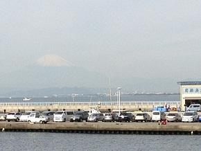 桟橋から観える富士 響鬼さん