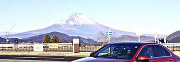 大観山 駐車場からの富士山 ロードスター乗りさん