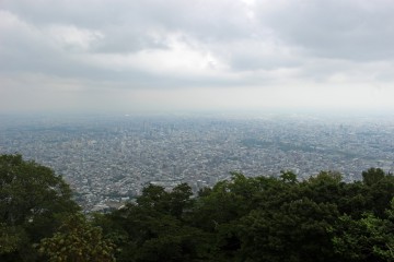 展望台から札幌の街中の方向の風景です karimasaさん