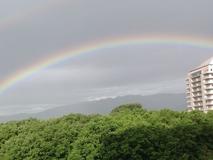 那須高原で遭遇した7色の虹