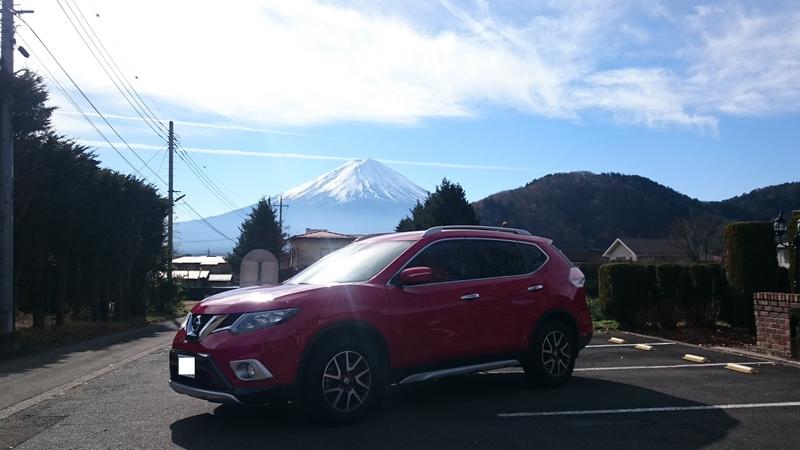 富士山とエクストレイル