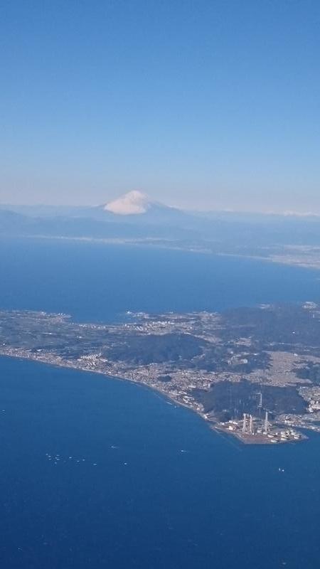 富士山と相模湾