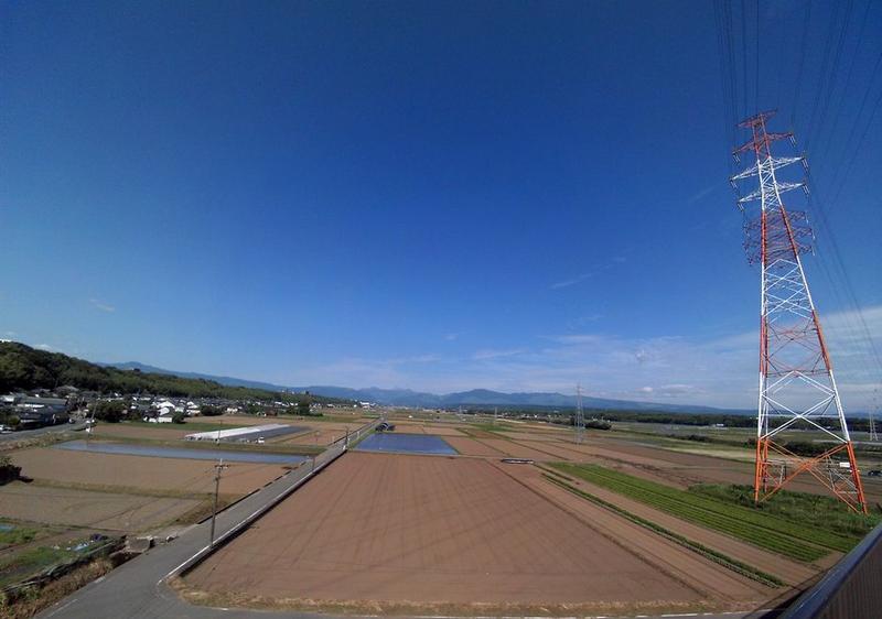 田舎と青空