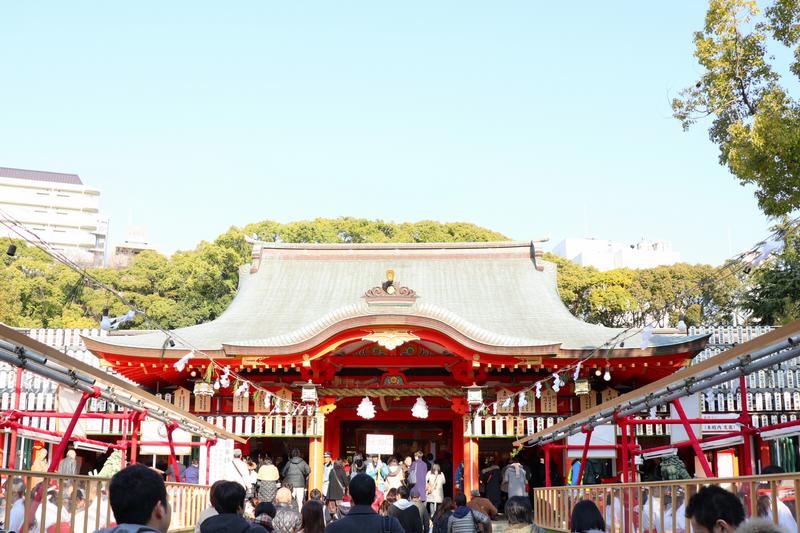 生田神社で初詣
