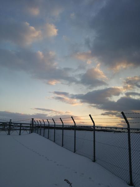冬の空港