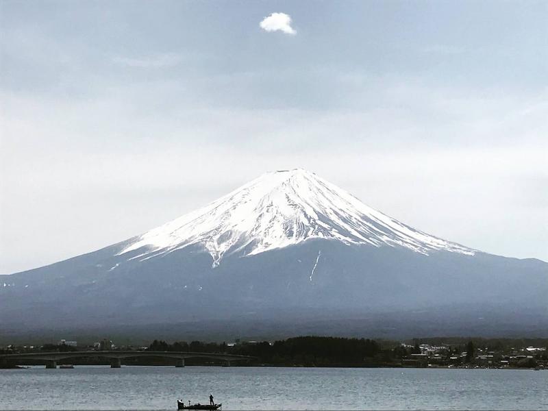 心奪われる富士山