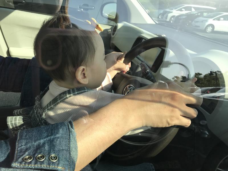 小さな運転士さん