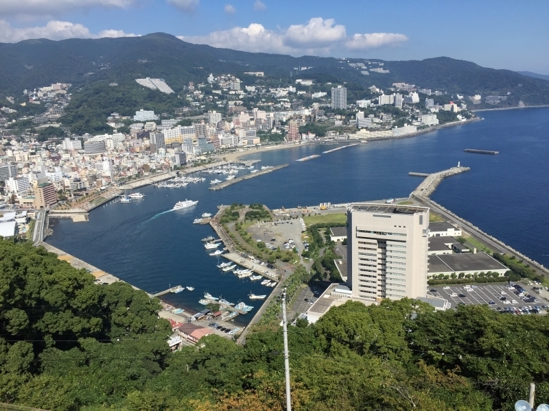 家族でパパの運転で。