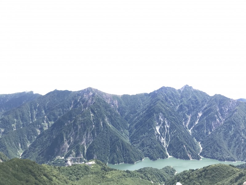 黒部ダムより