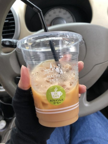 ドライブの合間にコーヒー