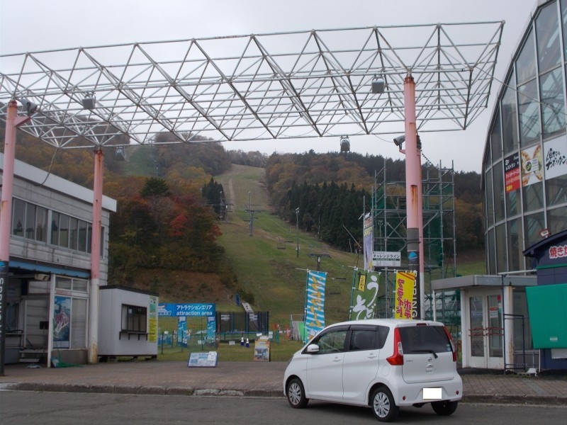秋のスキー場