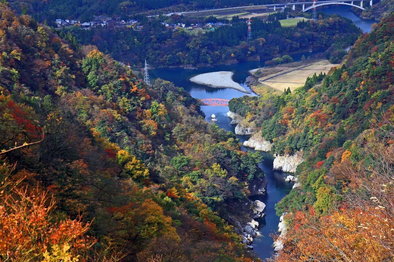 富山県 神通峡