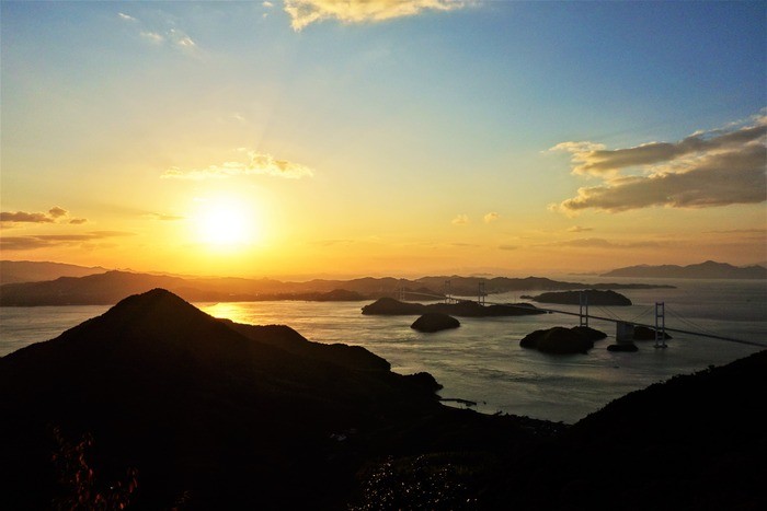 絶景の夕日
