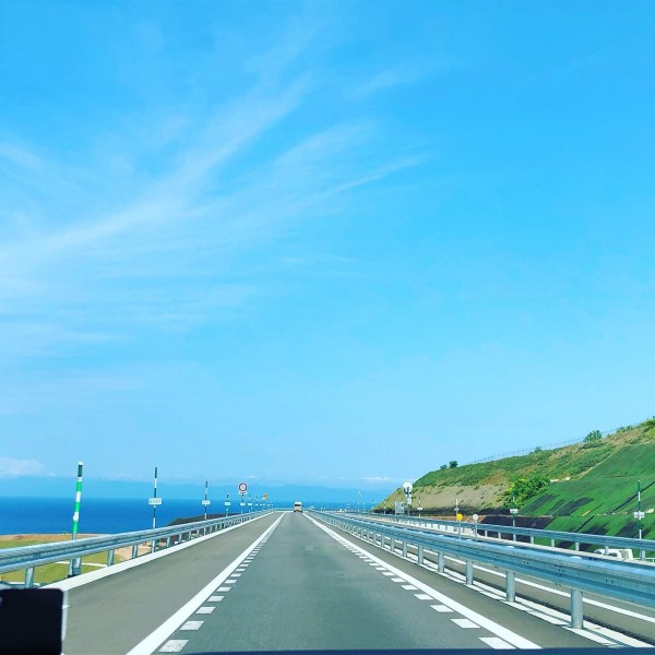 家族みんなで海を見にドライブ♪