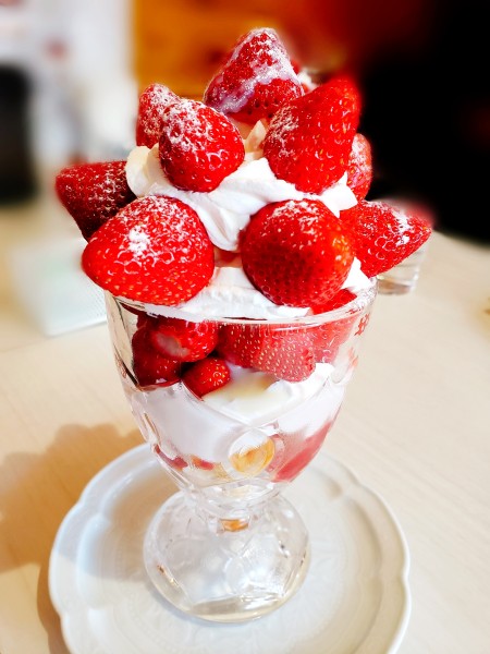 大好きな母と大好きな苺