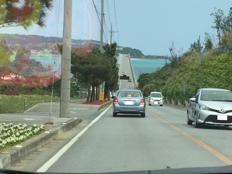 沖縄の一本道
