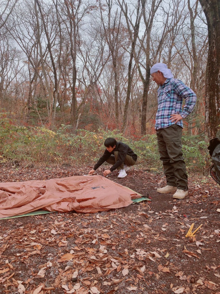 誕生日のお祝いはもちろん地元のキャンプ場