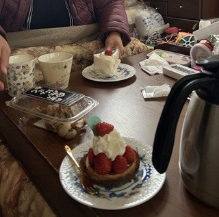 昔のケンメリの話ししながらのケーキ