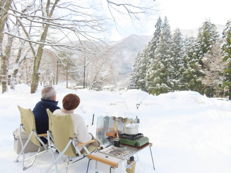 雪中ほっこり