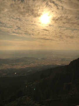 頂上からの景色が絶景 バタババさん