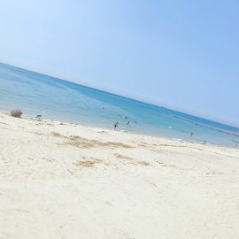 志賀島のビーチ ももしぃさん