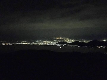 達磨山から見た夜景 おまめさん