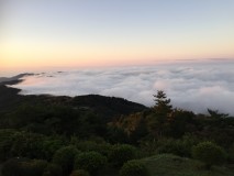 筑波山山頂の雲海