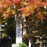 三峰神社から見る紅葉