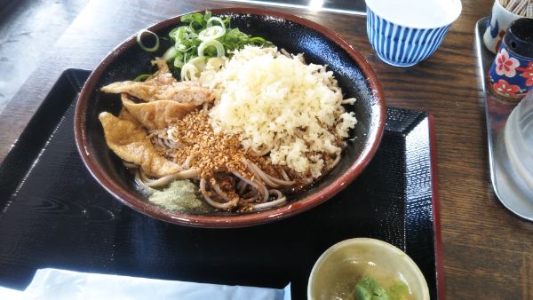 冷やしたぬき蕎麦（大盛り）