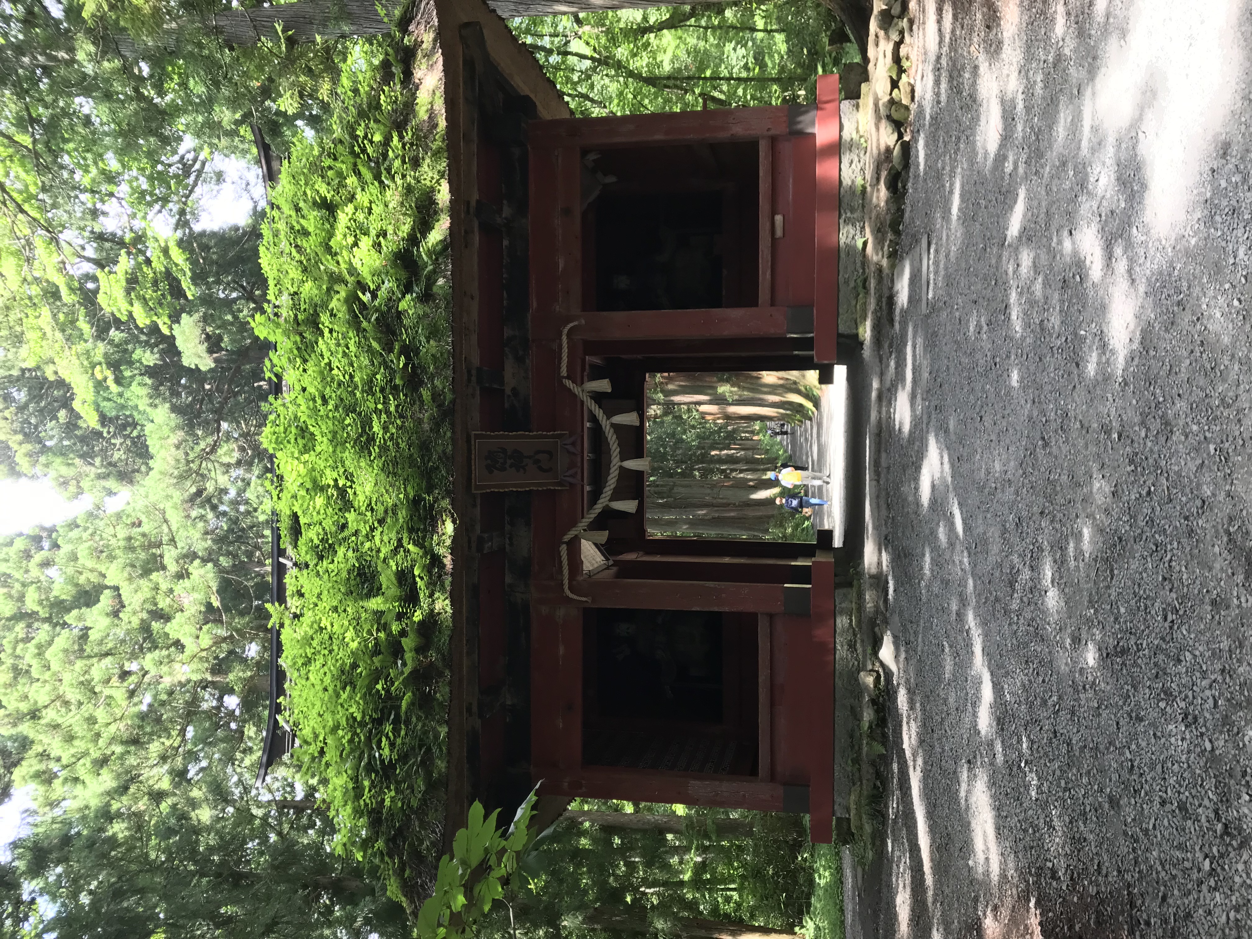 戸隠神社までの参道