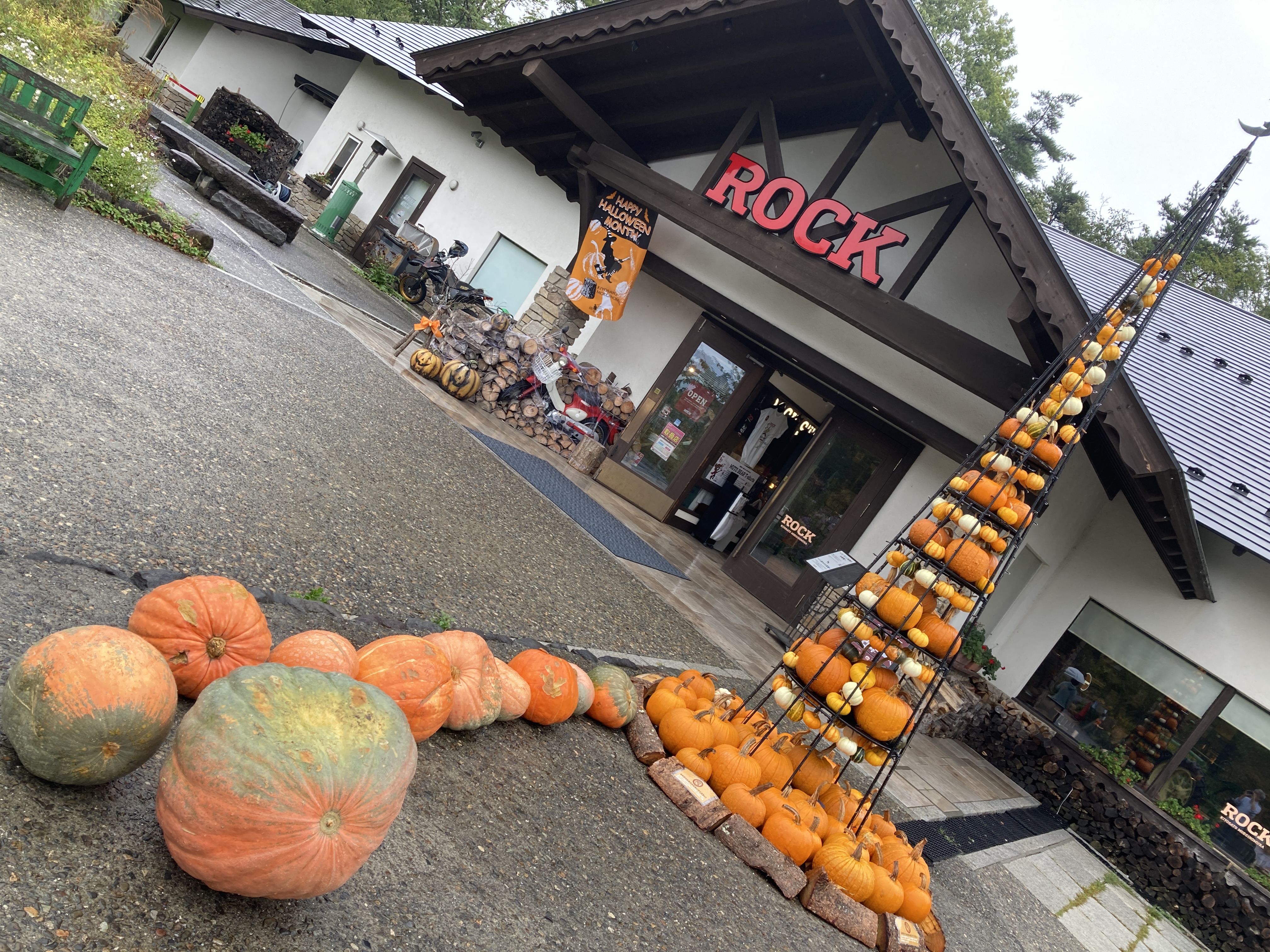 ちょうどハロウィーンでした