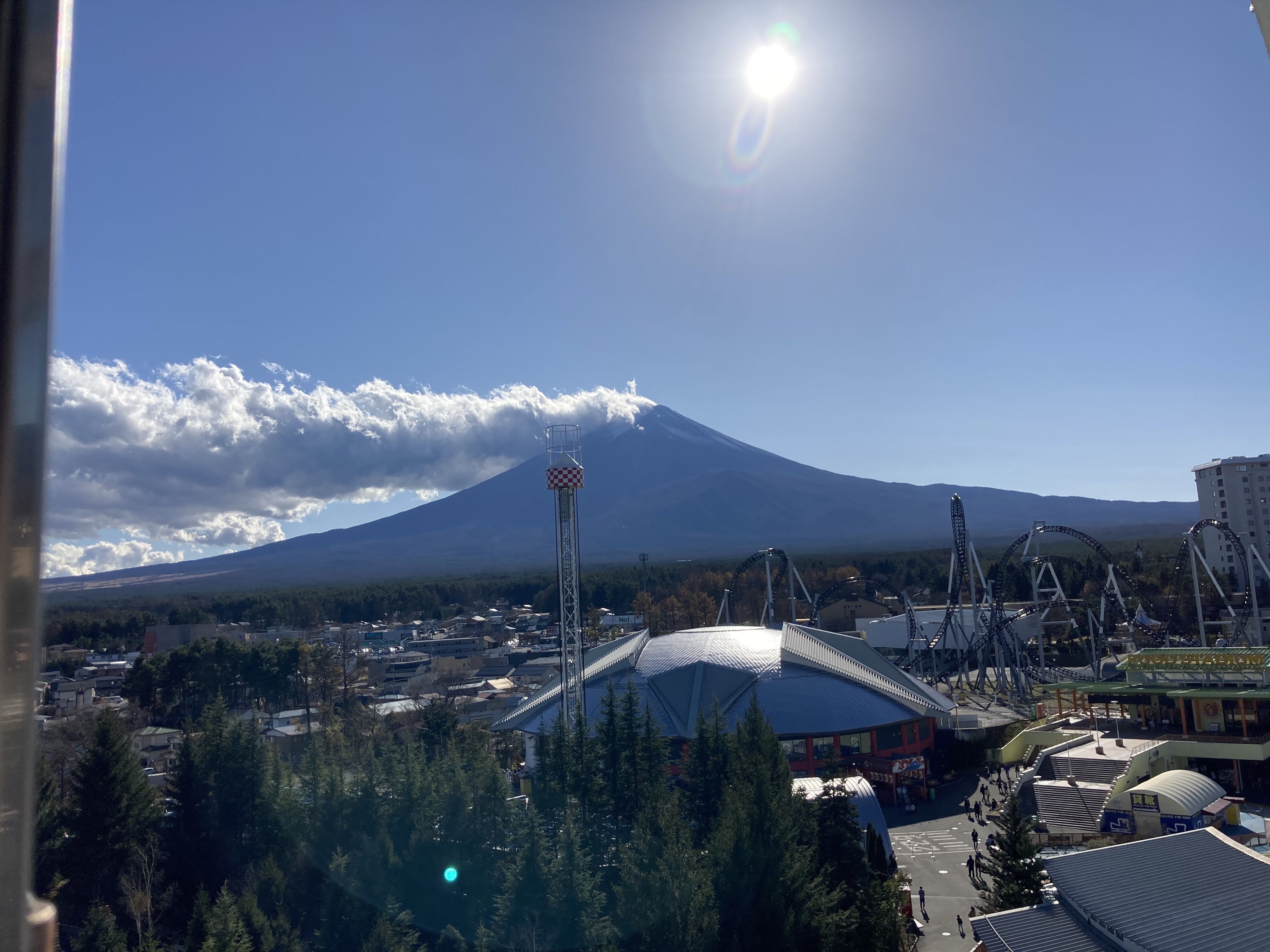 落ち着いた富士山
